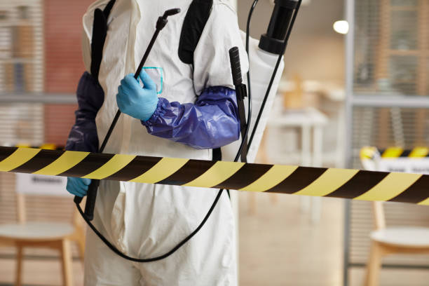 Professional Sewage Cleanup technician working in Oregonia, OH